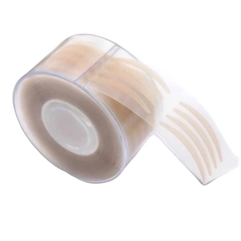 Invisible Eyelid Lifting Strips  600PCS Double Eyelid Tape for Hooded, Droopy, Uneven, Mono-Eyelids  Waterproof, Hypoallergenic, Transparent Eye Lift Stickers with Tweezers & Fork Tool
