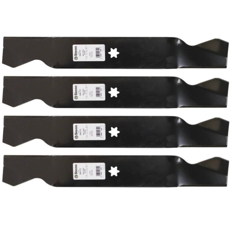 4 Mulching Blades fit Replacement for Cub Cadet 742-04126 742-0616A-0637 MTD 942-0616 942-0616A