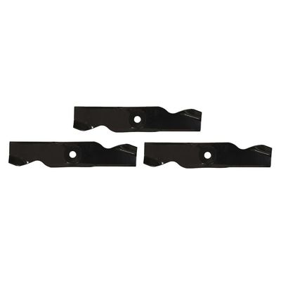 3 Blade Set Replacement for Cub Cadet 742-3010 759-3818 742-3011 759-3819 46" MTD TroyBilt