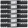6 Toothed Blades fit Replacement for Cub Cadet 742-04053B 742-04053C 942-04053 942-0405 RZT50 view 1