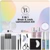 Lash Lift Kit & Eyebrow Lamination Kit, 2-in-1 Solution, At-Home Brow Lamination, Beginner/Professional, Eyelash Lift, Lasts 6-8 Weeks, 15 Applications, DIY Brow & Lash Perm - BLK7 view 1