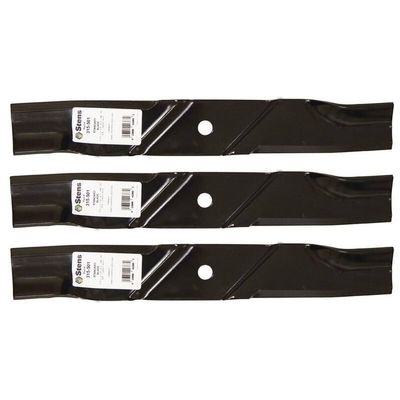 3 Standard Blades fit Replacement for Dixie Chopper 30227-50X Iron & Silver Eagle for Classic X