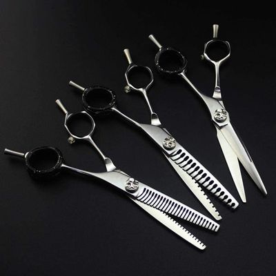 440c Hair Cutting Scissors, Stainless Steel Double-Sided Thinning Scissors, Ergonomic Hairdressing Scissors, Professional-Grade Hair Cutting Scissors, Salon Home Dual-Purpose Scissors