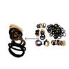 137 Pcs Hair Ties with Seamless High Elastic in Ponytail Holders Kit that don't Damage your Hair (6 Styles) view 4