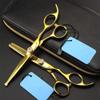6 Inch Hair Cutting Scissors, Stainless Steel Hairdressing Scissors Set, Ergonomic Hair Cutting Scissors, Professional Grade Thinning Scissors, Home Salon Scissors (Pruple Set) view 3