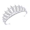 KAYTMSDILeaf Pearl Crown Leaf CrownRhinestone Crystal Pearl Prom Queen Wedding Bride for Women view 2