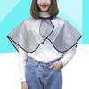 Beatifufu Grey Hairdressing Cape Short Styling Smock for Barbershop Home Use DIY Hair Dye Shawl Easy Clean Non Sticky Design Protects Clothing During Hair view 3