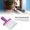 Barber Neck Duster Brush for Haircut Shaving, Comfortable Nylon Neck Cleaning Brush for Salon Home Use view 2