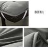LDLCYCN Gray(r),80 * 185cm, Spa Massage Table Pad Soft Comfortable Massage Table Padding Topper with Face Hole Mattress for Tattoo Table Beauty Salon Bed Lash Bed Pad Square Round Head view 2