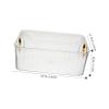 HEALLILY PET Clothes Box for Underwear Storage, White Low Small Size view 2
