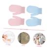 FOMIYES 8pcs Bath Exfoliating Gloves Durable Skin Cleaning Mittens for Shower Comfortable Body Scrubber with Elastic Wrist for Exfoliation and Skin Care view 2