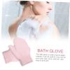 FOMIYES 8pcs Bath Exfoliating Gloves Durable Skin Cleaning Mittens for Shower Comfortable Body Scrubber with Elastic Wrist for Exfoliation and Skin Care view 4