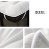 LDLCYCN White(s),80 * 185cm, Spa Massage Table Pad Soft Comfortable Massage Table Padding Topper with Face Hole Mattress for Tattoo Table Beauty Salon Bed Lash Bed Pad Square Round Head view 2