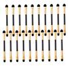 Beaupretty 20pcs Dual-End Eye Shadow Brush Set for Women Precision Makeup Tools for Eye Makeup Soft Synthetic Bristles view 1
