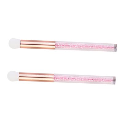 WRITWAA 2Pcs Pink Eye Shadow Brushes for Women Professional Makeup Tool Style Eyeshadow Applicators for Deep Cleaning and Makeup Skin Friendly Beauty Brushes