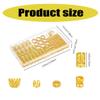 110pcs Crystal Loc Adornment Hair Wire Dreadlock Jewelry Decoration For Braids And Twists view 2