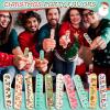 50 Pack Christmas Mini Nail Files Gifts Bulk Holiday Mini Emery Boards Double-Sided Christmas Party Nail Files Favors Bulk Stocking Stuffers for Employee Appreciation Teacher Staff Coworkers (Elegant) view 4