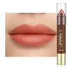 Coral Pink Matte Lipstick Crayon for Women, 24 Hour Lipstick Lip Liner Pencil Long Lasting Waterproof Smudge Proof, Vegan & Cruelty-Free, Neutral lip liner marker Easy Application Full Coverage B02# view 1