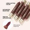 Coral Pink Matte Lipstick Crayon for Women, 24 Hour Lipstick Lip Liner Pencil Long Lasting Waterproof Smudge Proof, Vegan & Cruelty-Free, Neutral lip liner marker Easy Application Full Coverage B02# view 4