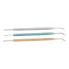 3 PCS Lash Lift Perm Tools | Expert Stainless Steel Eyelash Curling Comb/Tinting Extensions Supplies | Gold & Silver Colors, Reusable & Sturdy view 4
