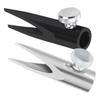 Happyyami Dual-Sided Makeup Pencil Sharpener 2-Piece Metal Eyeliner Sharpeners Shaped Slot for Gel Pencils Cosmetic Tool for Women view 1