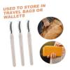 OATIPHO 6Pcs Silicone Eyelash Extension Brush Reusable Lash Brush for Separating Lashes for Makeup Application the Go Compact Design view 3