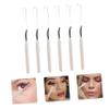 OATIPHO 6Pcs Silicone Eyelash Extension Brush Reusable Lash Brush for Separating Lashes for Makeup Application the Go Compact Design view 4