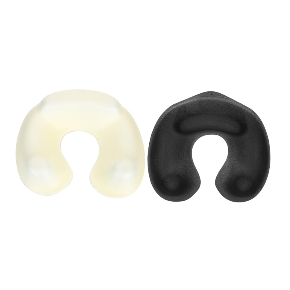 FOYTOKI Hair Salon Neck Tray Set 2pcs Sponge Hair Perming Containers Shoulder Catcher Sturdy Shampoo Tray for Salon Use