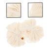 HEALEEP Bubbling Bath Balls 2pcs Set Natural Jute Shower Ball Exfoliating Bath Flower for Men and Women for Spa and Daily Use view 2