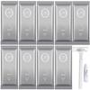 10Pack Luxury Individually Wrapped Multipurpose Hotel Travel Disposable Razors Kit With Shave Cream; SPA Sauna Body Razor Set; Skin Friendly Manual Shaving Razor for Hotel,Travel, Daily Use view 1