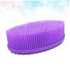 ARTSEWPLY Silicone Shower Brush for Body Washing Bath Scrubber Soft Bristles Exfoliating Bath Brush for Adults for Scalp and Massage view 3