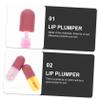 BATHVEVE 3Pcs Lip Oils Moisturizing Gloss for Nourishing Lip Care Portable Plumping Treatment for Healthy Smooth Lips for Family and Friends view 3