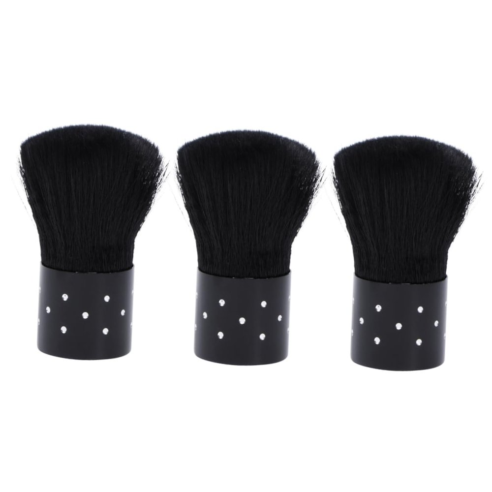 EPIGEIST 3PCS Nail Dust Brush Set Soft Hair Cleaning Brushes for Nail Art Portable Mushroom Design for Salon Home Use for Makeup Professionals and Cosmetology
