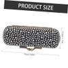 FOMIYES Elegant Lipstick Holder Case Antique Bronze Metal Lipstick Storage Organizer Mirror for Purse Travel Cosmetic Bag for Women view 2