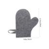 EPIGEIST 2Pcs Exfoliating Bathing Gloves Thickened Portable Body Scrubber for Sauna and Shower Comfortable Felt Mitts for Skin Cleansing and Exfoliation for Dry Skin Care view 2