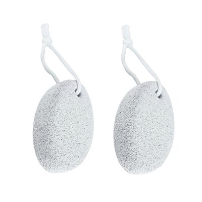 BATHVEVE 1Pc Double Sided Pumice Stone for Feet Natural Lava Remover Exfoliator for Dead Skin for Heels and Rough Areas