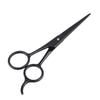 MOKKHNB Stainless Steel Beard Scissors for Precision Grooming Eyebrow Hairdressing Scissors Daily Use Accessory Black view 1
