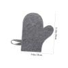 BESTYASH 2Pcs Bathing Gloves for Exfoliation Soft Felt Sauna Mitts Comfortable Body Scrubbers for Spa and Shower for Deep Clean and Skin Care view 2
