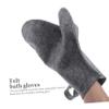 BESTYASH 2Pcs Bathing Gloves for Exfoliation Soft Felt Sauna Mitts Comfortable Body Scrubbers for Spa and Shower for Deep Clean and Skin Care view 3