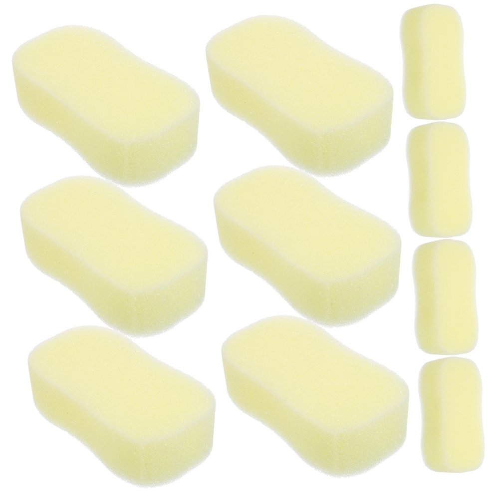 Cabilock 20PCS Hair Sponge Cleaning Brush Set Soft Foam Hair Removal Tool for Barbers Portable Beard Sponge for Men and Salon Use