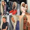 #88 Platinum Blonde Bundles Human Hair Deep Wave Bundles 32 32 32 Inch Platinum Blonde Deep Wave Bundle Unprocessed Brazilian Virgin Weave Hair 3 Bundle 50 Gram Per Bundle view 2