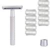 1 Blade Razors for Women, Double Edge Razor with Double Edge Razor Blades for Women & Men, Reusable Shaving Kit view 1