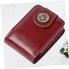 ARTSEWPLY 1Pc PU Lipstick Pouch Case with Built In Mirror Lipsticks Carrying Organizer for Travel Compact Lip Gloss Holder for view 3