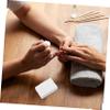 BATHVEVE 100Pcs Nail Sponges for Manicure Nail Art Soft Square Cosmetic Sponge for Blending Gradient Effects Travel Makeup Tool view 2