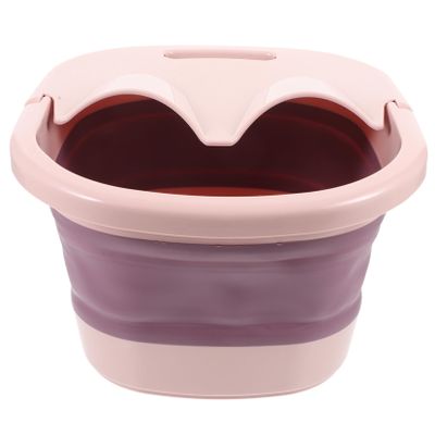 Beatifufu Foldable Foot Soaking Tub for Home Use Portable Foot Bath Basin for Adults Boys and Girls Heat and Vibration