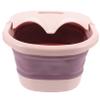Beatifufu Foldable Foot Soaking Tub for Home Use Portable Foot Bath Basin for Adults Boys and Girls Heat and Vibration view 1