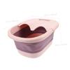 Beatifufu Foldable Foot Soaking Tub for Home Use Portable Foot Bath Basin for Adults Boys and Girls Heat and Vibration view 4