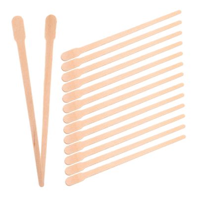 Ipetboom 100Pcs Wax Applicators for Body Hair Removal Lightweight Wooden Easy to Use Single Use Wax Wands for Nose Hair Waxing