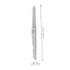 Ipetboom 6Pcs Foldable Stainless Steel Nail Files for Professional Manicure Durable Nail Shape Buffers with Unique Design for Easy Use Portable Nail Tools White view 4