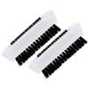 MUCKLILY 2Pcs Two Sided Nail Cleaning Brush Portable and Durable Nail Cleaner for Home and Travel Soft Bristles for Fingernail and Surface Cleaning for Hand view 1